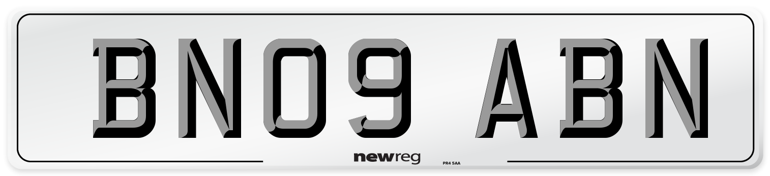 BN09 ABN Number Plate from New Reg